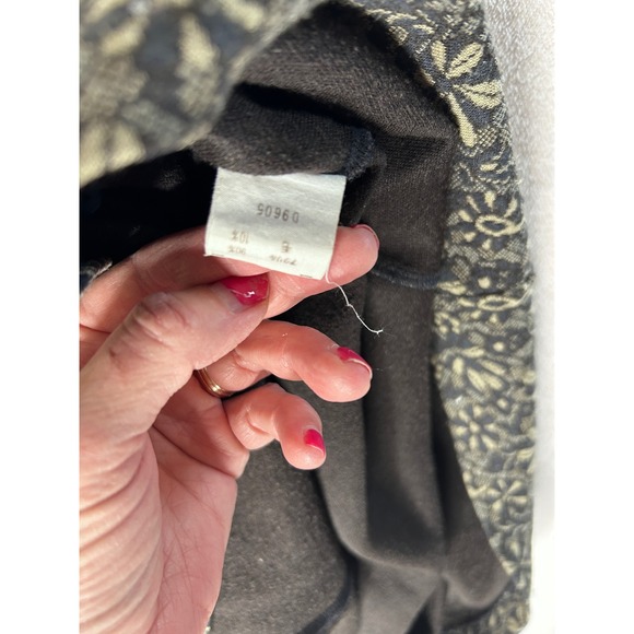 22 OCTOBRE Paris Bruxelles Floral Knit Sleeveless Shift Dress navy size 2 09605 - Picture 3 of 8